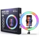Кільцева лампа RGB MJ260 26 см для відео Селфі лампа + Штатив 2 м (37108) - зображення 5