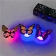 Бабочка для декора, с LED подсветкой, на самоклейке 1 шт, 6 см - изображение 3
