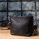 Сумка кросс-боди через плечо женская из натуральной кожи маленькая Vintage leather-22914 Черная - изображение 9
