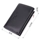 Кожаный женский кошелек в три сложения ST Leather 22488 Черный - изображение 3