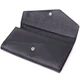 Кожаный женский кошелек с геометрическим клапаном ST Leather 22546 Черный - изображение 5