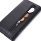 Кожаный женский кошелек с геометрическим клапаном ST Leather 22546 Черный - изображение 7