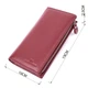 Современный кошелек-клатч для стильных женщин из натуральной кожи ST Leather 22534 Бордовый - изображение 3