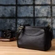 Сумка кросс-боди через плечо женская из натуральной кожи средняя Vintage leather-22987 Черная - изображение 9