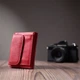 Маленький удобный кошелек с монетницей из натуральной кожи ST Leather 22741 Красный - изображение 10