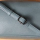 Элегантная женская сумка из натуральной кожи с современным декором VINTAGE Bag 22925 Голубой - изображение 11