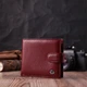 Женский практичный бумажник из натуральной кожи ST Leather 22554 Бордовый - изображение 9