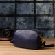 Сумка кросс-боди через плечо женская из натуральной кожи маленькая Vintage leather-22892 Синяя - изображение 8