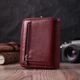 Женский кошелек среднего размера из натуральной кожи ST Leather 22551 Бордовый - изображение 10
