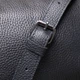 Классическая сумка кросс-боди из зернистой натуральной кожи Shvigel 22842 Черная - изображение 11