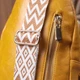 Яркая женская сумка с одной лямкой через плечо из гладкой экокожи Vintage 22769 Желтый - изображение 6