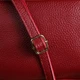 Сумка на три отделения для женщин из натуральной кожи VINTAGE Bag 22889 Бордовый - изображение 11
