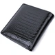 Женский фактурный кошелек из натуральной кожи ST Leather 22706 Черный - изображение 2