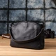 Сумка на плечо из натуральной кожи для женщин VINTAGE Bag 23007 Черный - изображение 11