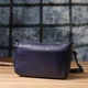 Элегантная женская сумка из натуральной кожи с двумя ремешками VINTAGE Bag 22928 Синий - изображение 10