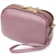 Функциональная женская сумка из натуральной кожи с тремя секциями VINTAGE Bag 22891 Пурпурный - изображение 2