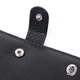 Практичный мужской бумажник с блоком под документы из натуральной кожи ST Leather 22478 Черный - изображение 3