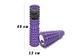 Массажный ролик EasyFit Grid Roller 45 см v.2.2 Фиолетовый (A-021498) - изображение 1