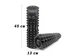 Массажный ролик EasyFit Solid Grid Roller 45 см v.2.2s черный (A-022350) - изображение 2