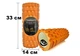 Массажный ролик EasyFit Grid Roller 33 см v.1.1 Оранжевый (A-021882) - изображение 1