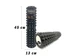 Массажный ролик EasyFit Grid Roller 45 см v.2.2 Черный (A-021499) - изображение 1