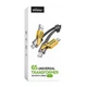 Кабель USB 4в1 WALKER C990 65W трансформер black/yellow - изображение 13