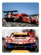 Конструктор Ferrari 488 GTE "AF Corse #51" - спорткар машинка технік, 1684 деталі (Крафтове пакування) - изображение 11