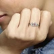 Серебряное кольцо Pandora Роза 190017C01 50 - изображение 4