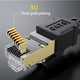 Патч-корд CAT 8 SFTP Ethernet-кабель 40 Гбит/с 2000 МГц 5G/s 10м - изображение 3