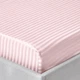 Простынь на резинке Zastelli Pink stripe поликоттон 180*200+20см Розовый - изображение 1
