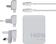 Ładowarka Xtorm 140 W GaN Ultra Travel Charger + USB-C PD Cable (8718182277418) - obraz 2