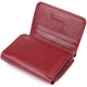 Компактный кошелек удобного формата из натуральной кожи ST Leather 23077 Бордовый - изображение 5