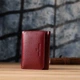Компактный кошелек удобного формата из натуральной кожи ST Leather 23077 Бордовый - изображение 5