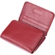 Компактный женский кошелек из натуральной кожи ST Leather 23073 Бордовый - изображение 5