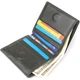 Женский кошелек на магните из натуральной кожи ST Leather 23093 Зеленый - изображение 6