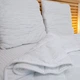 Одеяло силиконовое зимнее полиэстер GM Textile полуторное 140х205 см (Белый) - изображение 2