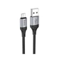 Кабель USB Hoco X102 Micro-USB 2.4A 1 м для зарядки и передачи данных, черный - изображение 1