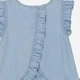 Детский комплект (блузка + шорты) для девочки Calvin Klein 488321470 68 см Голубой (1159842275) - изображение 4