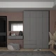 Комплект меблів Doros Левія + дзеркало Графіт 100х32х100 (42005236) - зображення 6