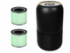 Очиститель воздуха Evoair YuvoSpin 20 м² Filter Plus Black, 170 м³/ч, фильтр 3 в 1, предварительный фильтр, True HEPA, активированный уголь, Ультра - фиолетовая - С лампа, 4 скорости, таймер, ночной режим, функция блокировки - изображение 1