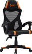Fotel gamingowy Canyon Flow MCH01 Mesh Black-Orange (CNE-MCH01) - obraz 2