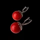 Серьги Darsana из коралла Зимняя вишня - изображение 3