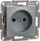 Розетка без заземлення Schneider Electric Asfora Сталь EPH3000162 - изображение 1