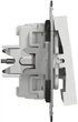 Вимикач 3-клавішний Schneider Electric Asfora білий без рамки EPH2170121 - изображение 3