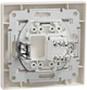 Розетка комп'ютерна RJ45 UTP кат. 5Е Schneider Electric Asfora Крем EPH4300123 - зображення 2