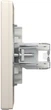 Розетка комп'ютерна RJ45 UTP кат. 5Е подвійна Schneider Electric Asfora Крем EPH4400123 - зображення 3
