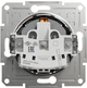 Розетка з кришкою з заземленням Schneider Electric Asfora Антрацит EPH3100171 - зображення 2