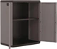 Шафа Keter/Kis Piu Low Cabinet сіра 68 x 39 x 83 см 1 полиця пластикова багатофункціональна (241542) - изображение 2