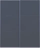 Шкаф купе G-Caiser Белый/Графит 2 ДСП / 3 части 200х60х240 см (42005229) - изображение 3