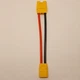 Переходник 30 см ХТ120 Female на ХТ90 Мale Адаптер LiPo аккумуляторов с кабелем 10AWG коннектор разъем мама папа - изображение 1